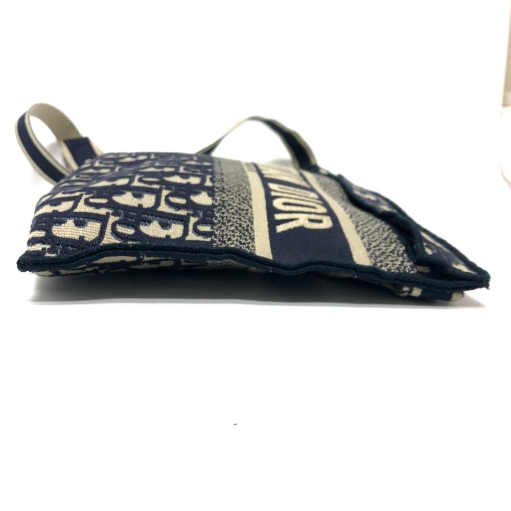 Navy Fabric Dior Travel Bag