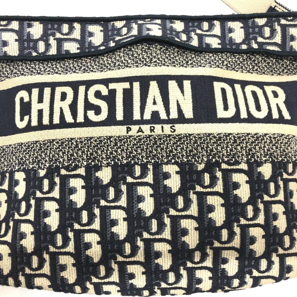 Navy Fabric Dior Travel Bag