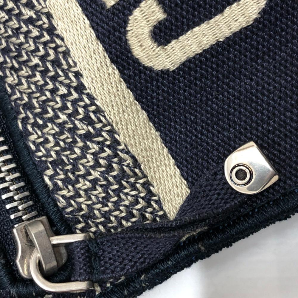 Navy Fabric Dior Travel Bag