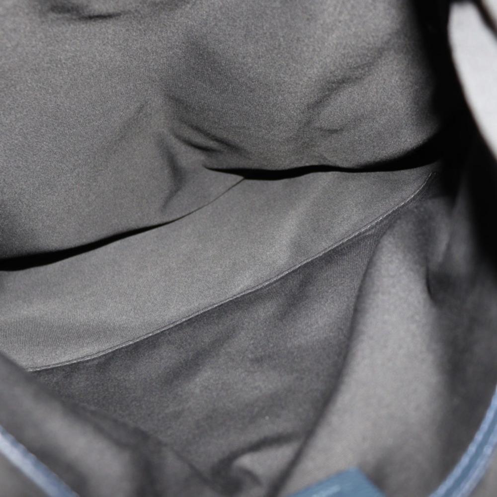 Navy Leather Dior Backpack