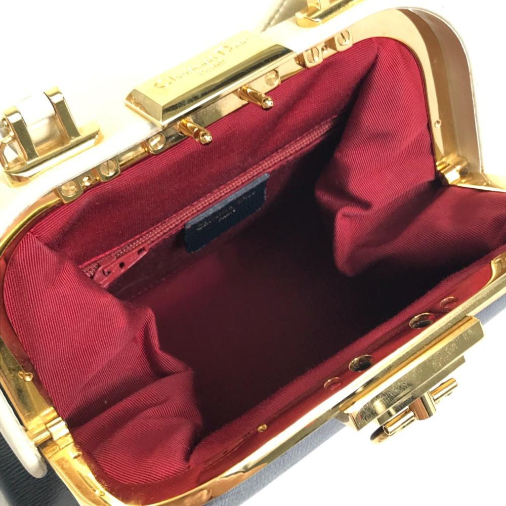 Navy Leather Dior Handbag