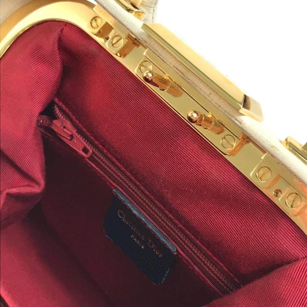 Navy Leather Dior Handbag