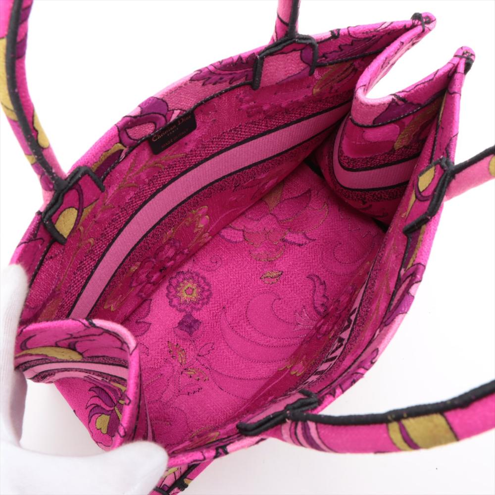 Pink Canvas Dior Handbag