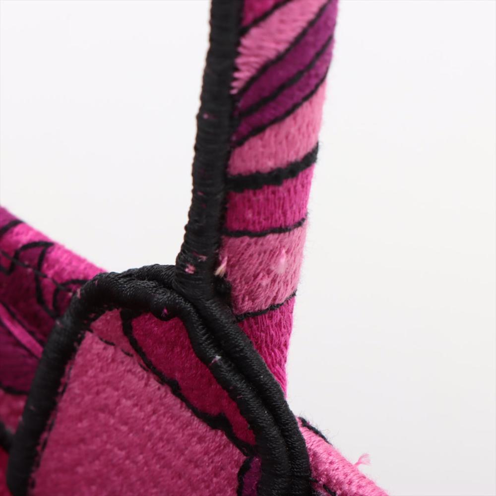 Pink Canvas Dior Handbag