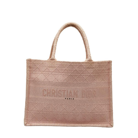 Pink Canvas Dior Tote