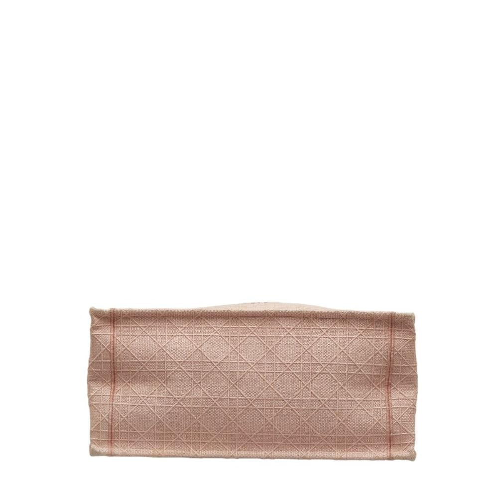 Pink Canvas Dior Tote
