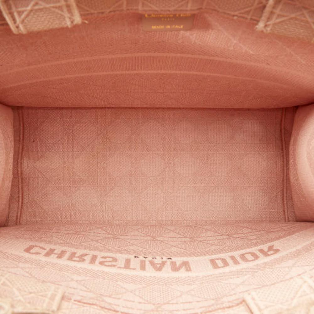 Pink Canvas Dior Tote
