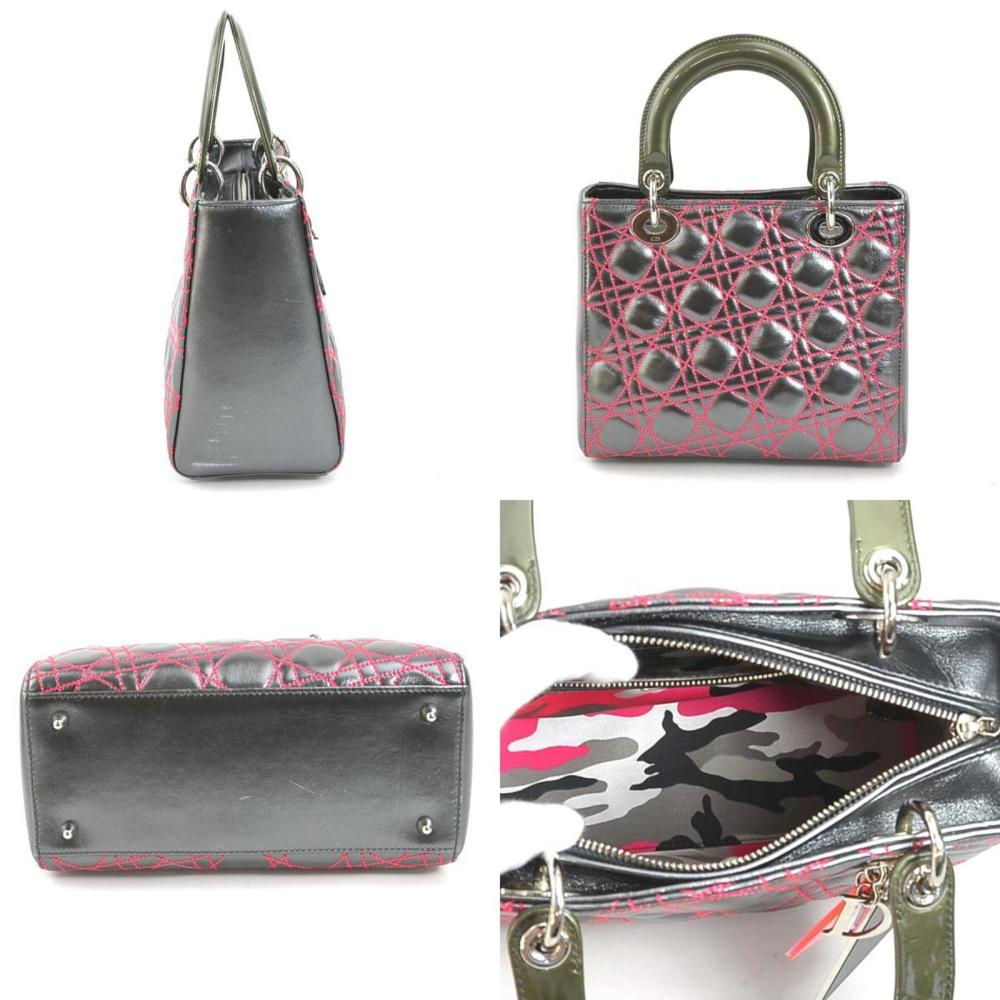 Pink Fabric Dior Lady Dior