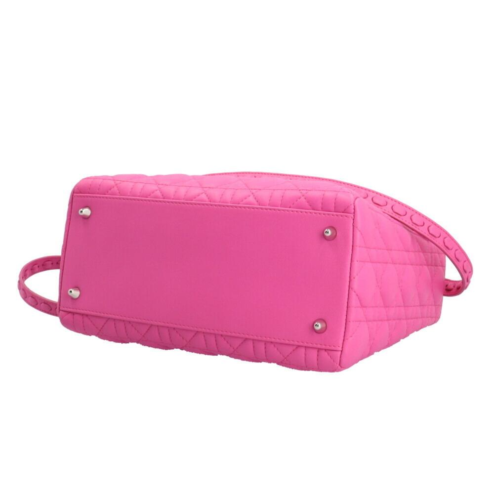 Pink Fabric Dior Lady Dior