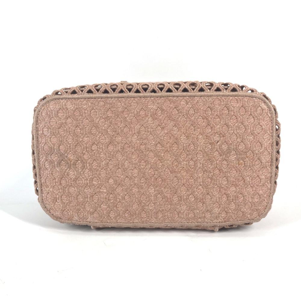 Pink Fabric Dior Saddle Bag