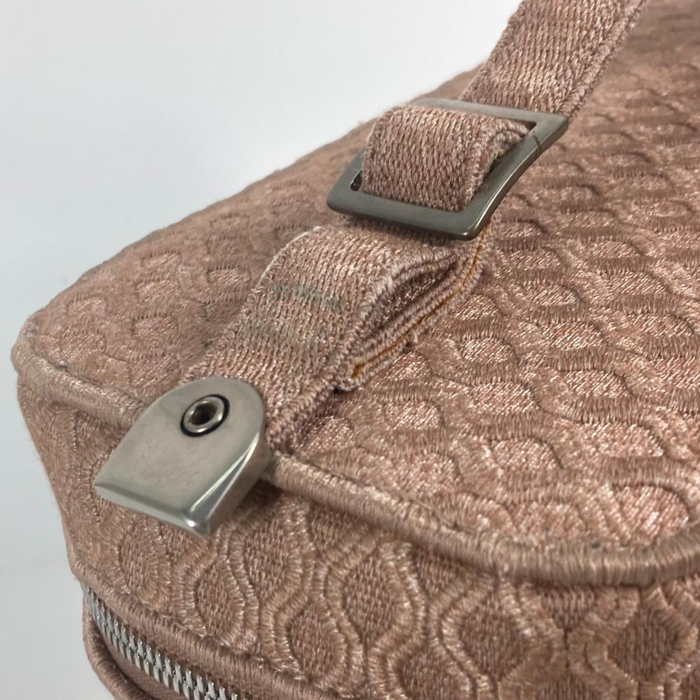 Pink Fabric Dior Saddle Bag