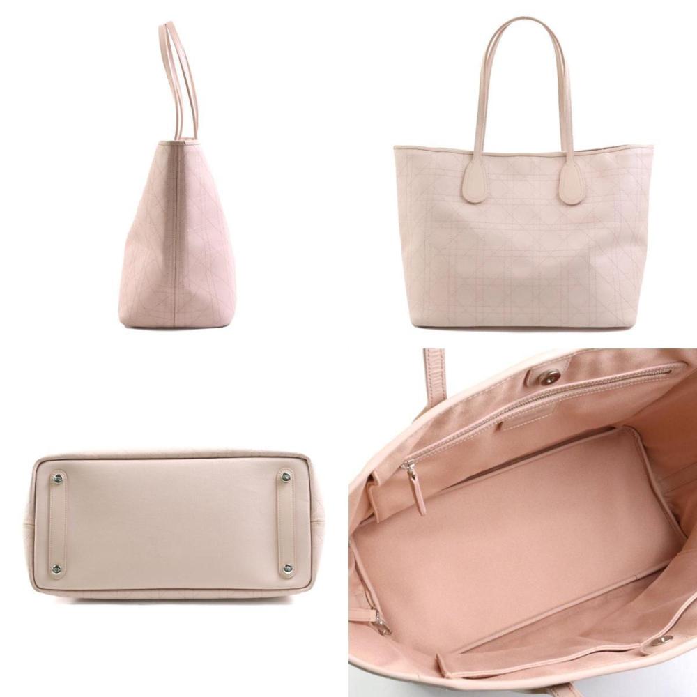 Pink Fabric Dior Shoulder Bag