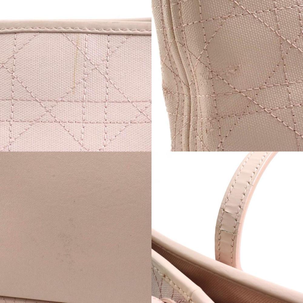 Pink Fabric Dior Shoulder Bag