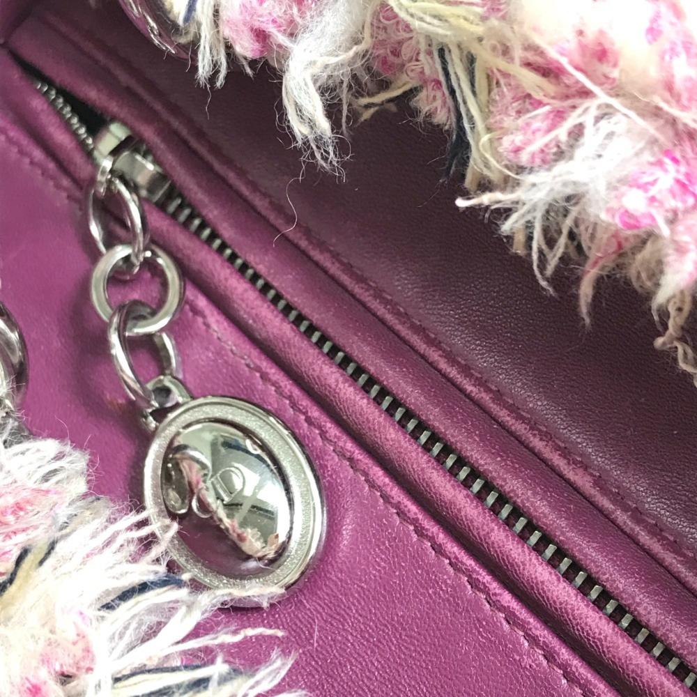 Pink Fabric Dior Travel Bag