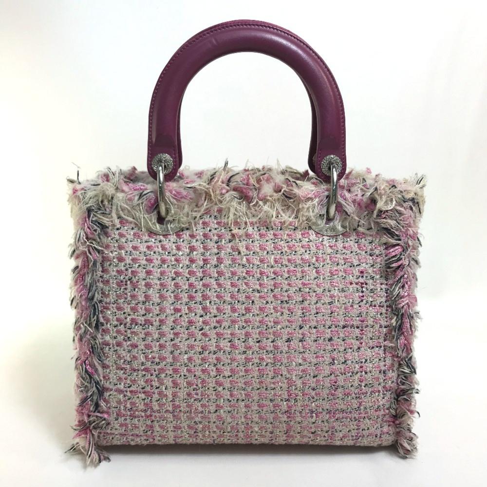 Pink Fabric Dior Travel Bag
