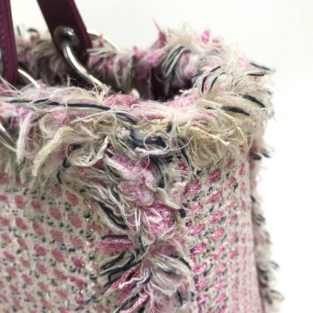 Pink Fabric Dior Travel Bag