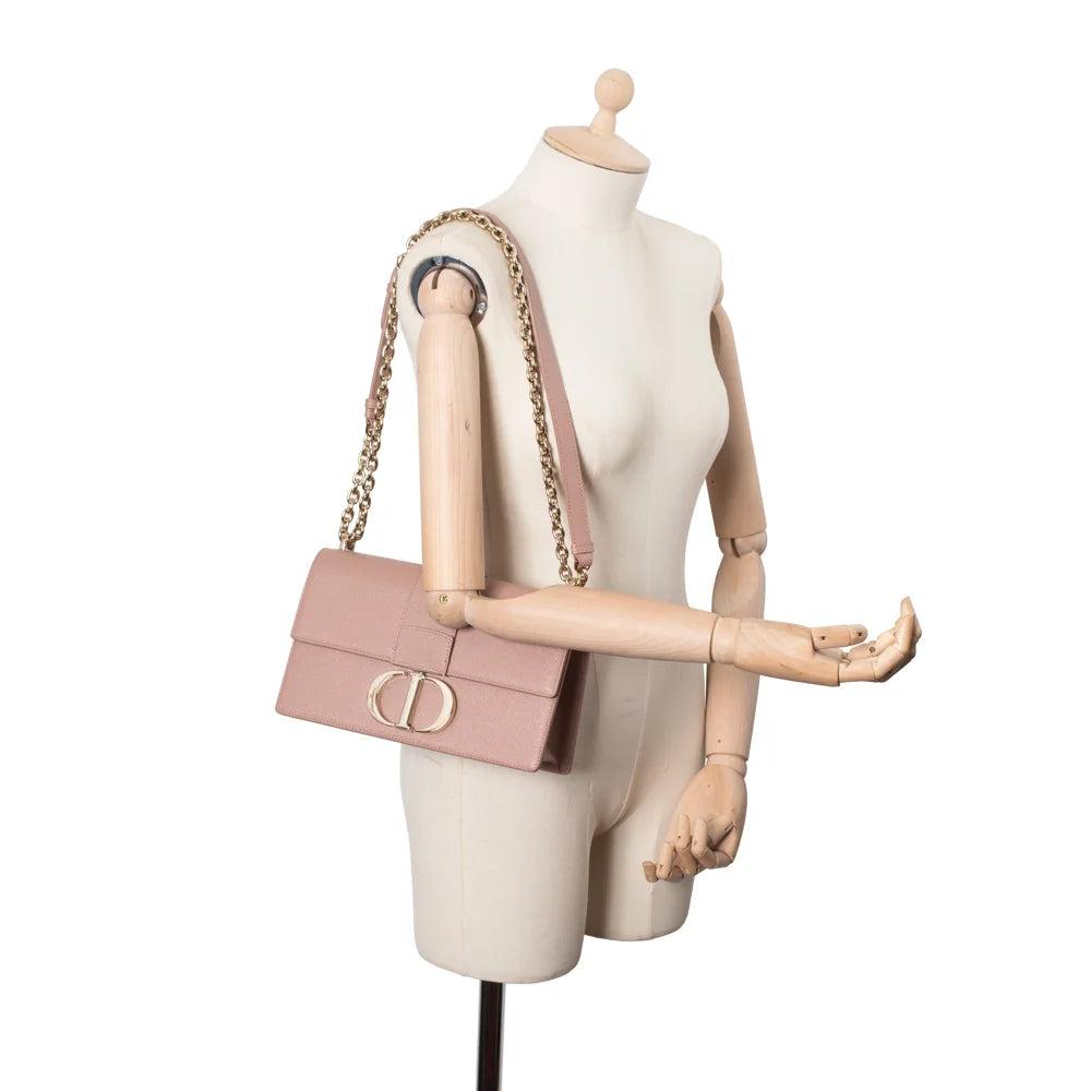 Pink Leather Dior Crossbody Bag