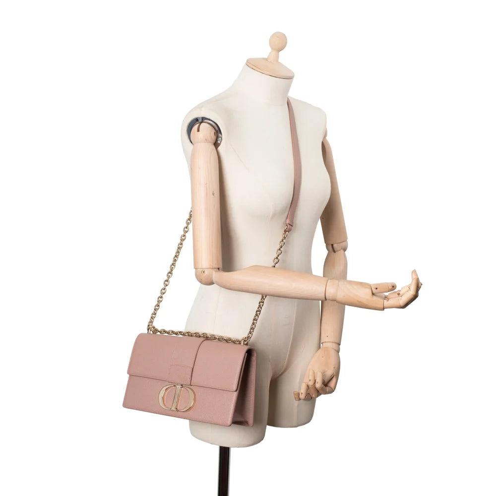 Pink Leather Dior Crossbody Bag