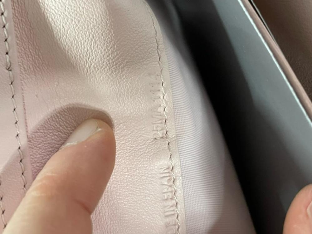 Pink Leather Dior Lady Dior