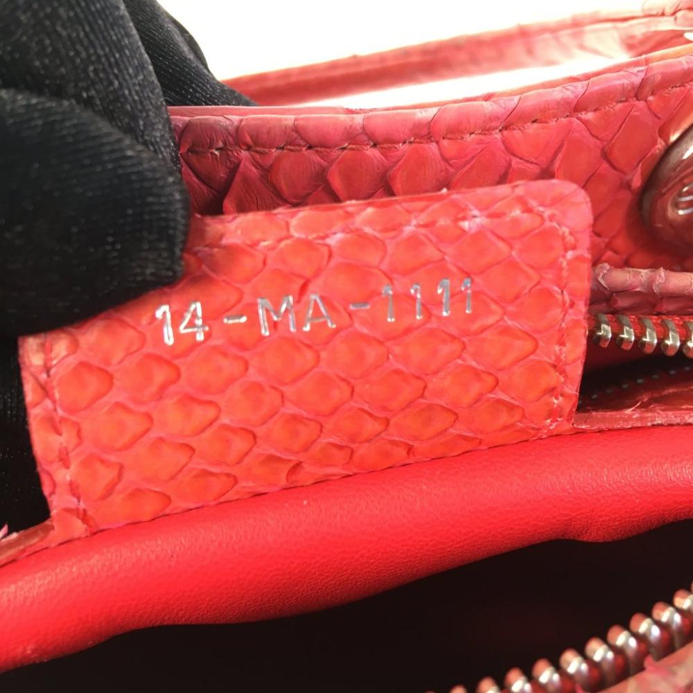 Pink Leather Dior Lady Dior