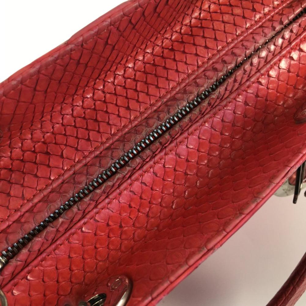 Pink Leather Dior Lady Dior