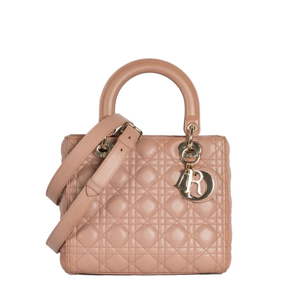 Pink Leather Dior Lady Dior