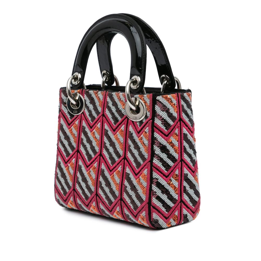 Pink Leather Dior Lady Dior