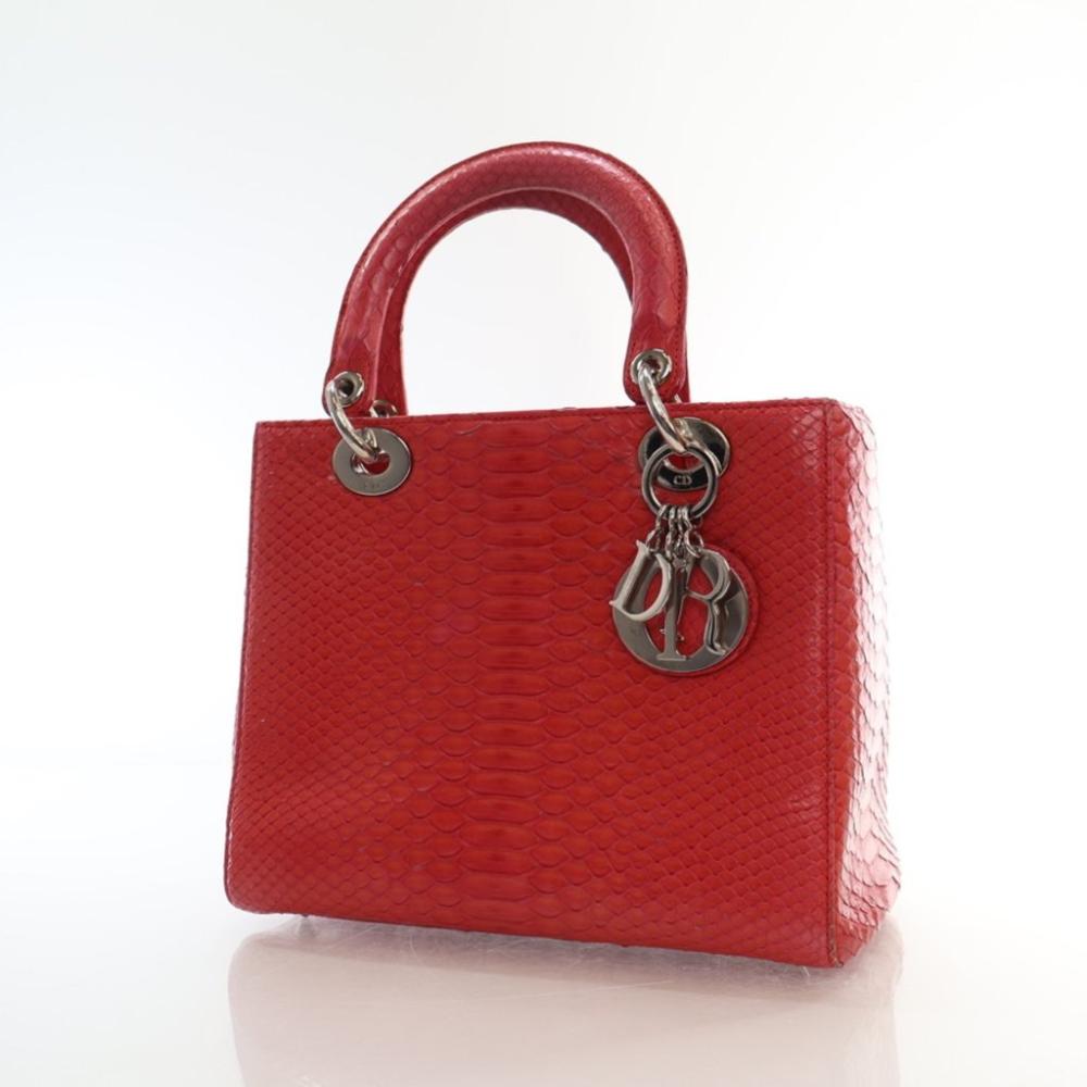 Pink Leather Dior Lady Dior