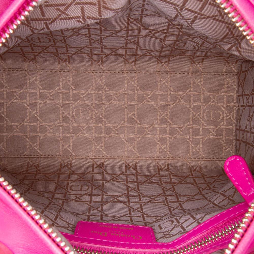 Pink Leather Dior Lady Dior