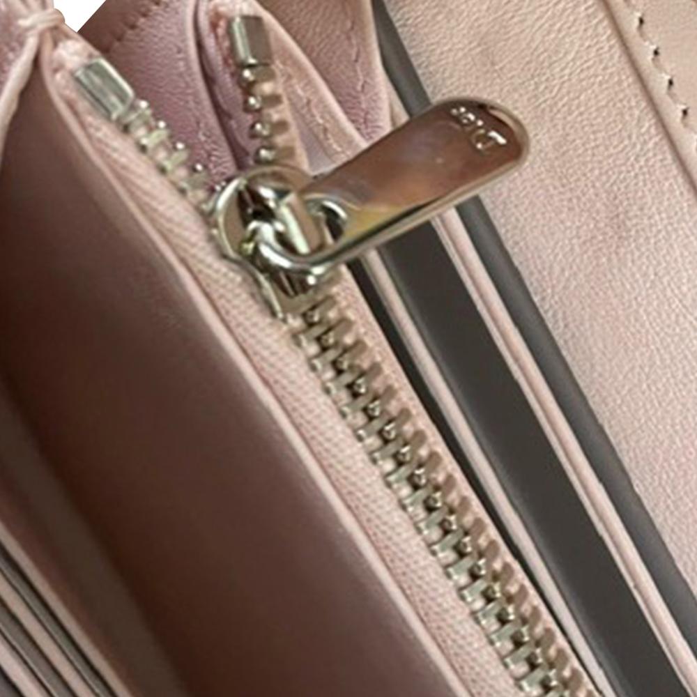 Pink Leather Dior Lady Dior