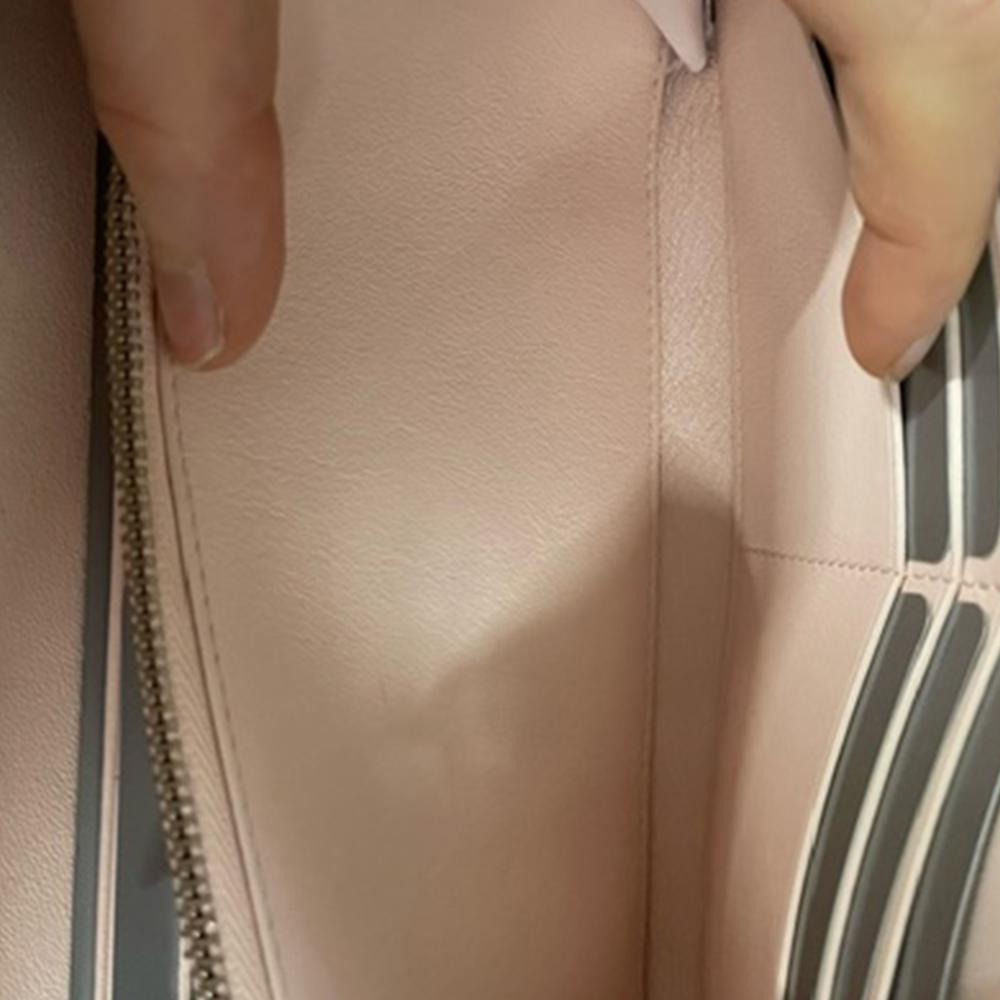 Pink Leather Dior Lady Dior