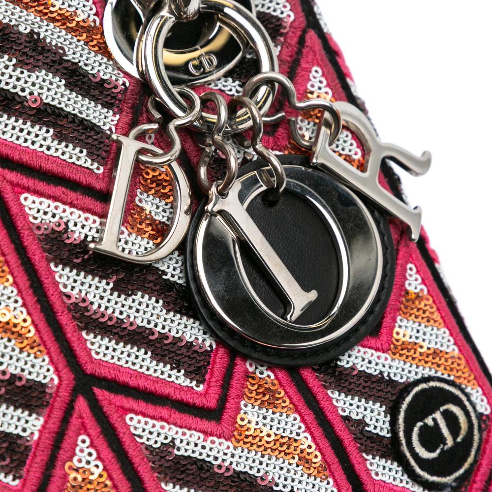 Pink Leather Dior Lady Dior