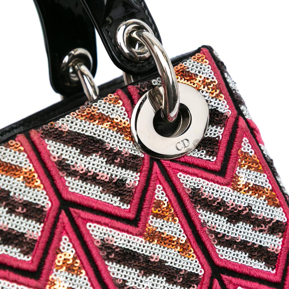 Pink Leather Dior Lady Dior