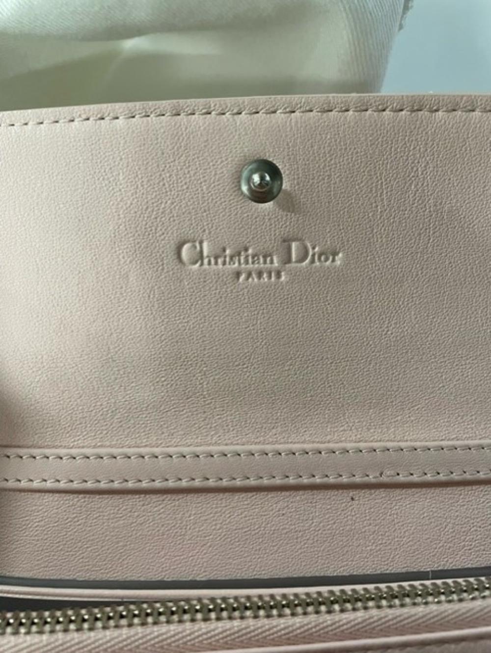 Pink Leather Dior Lady Dior