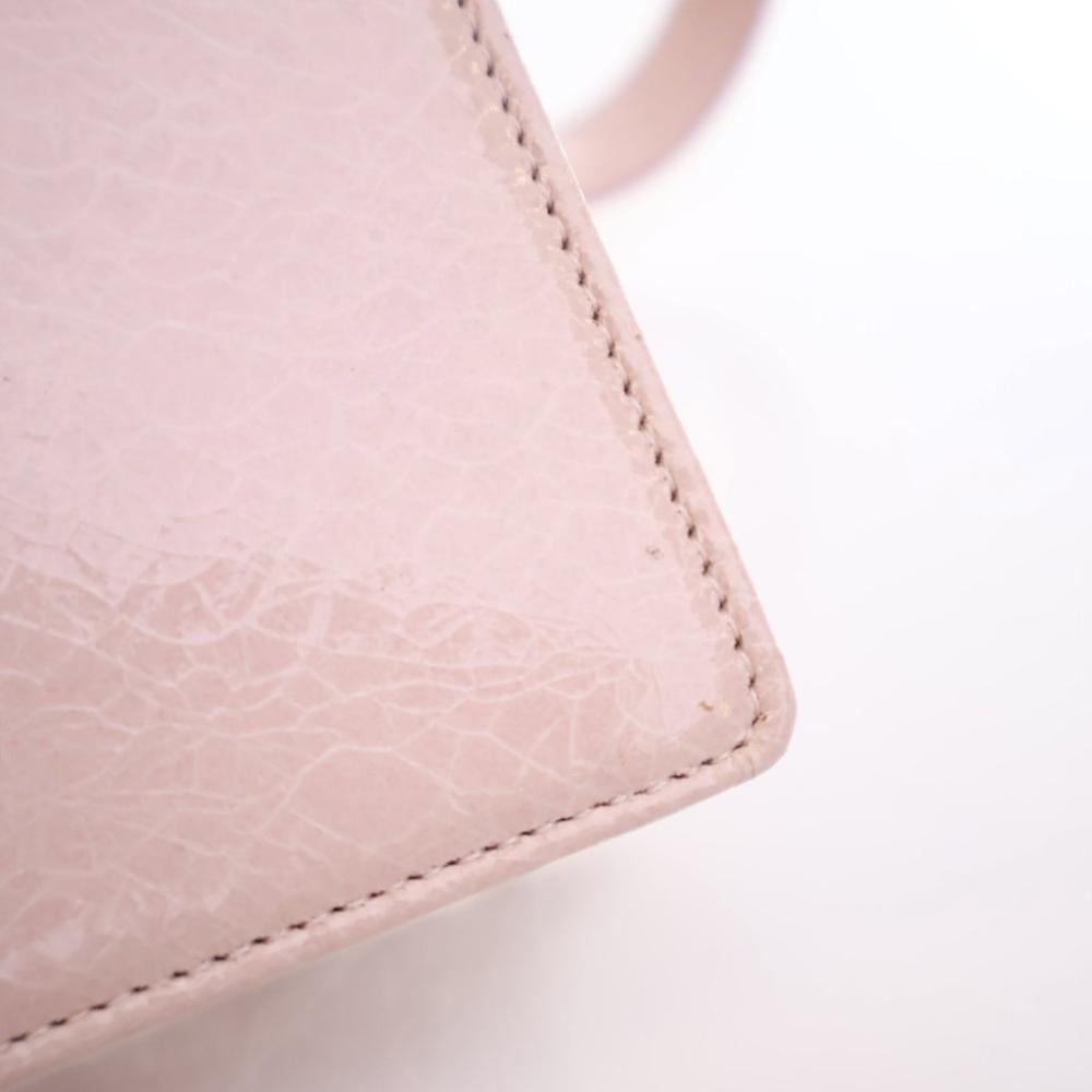 Pink Leather Dior Shoulder Bag