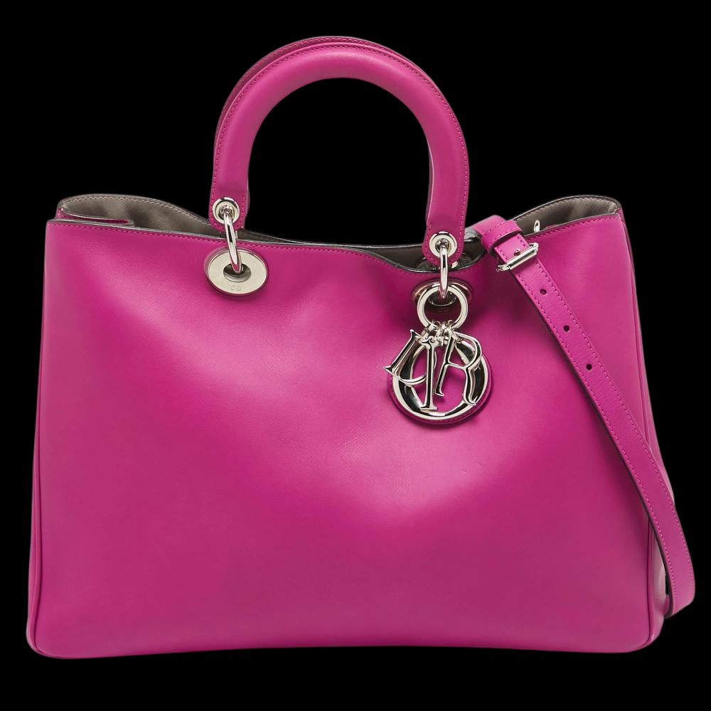 Pink Leather Dior Tote
