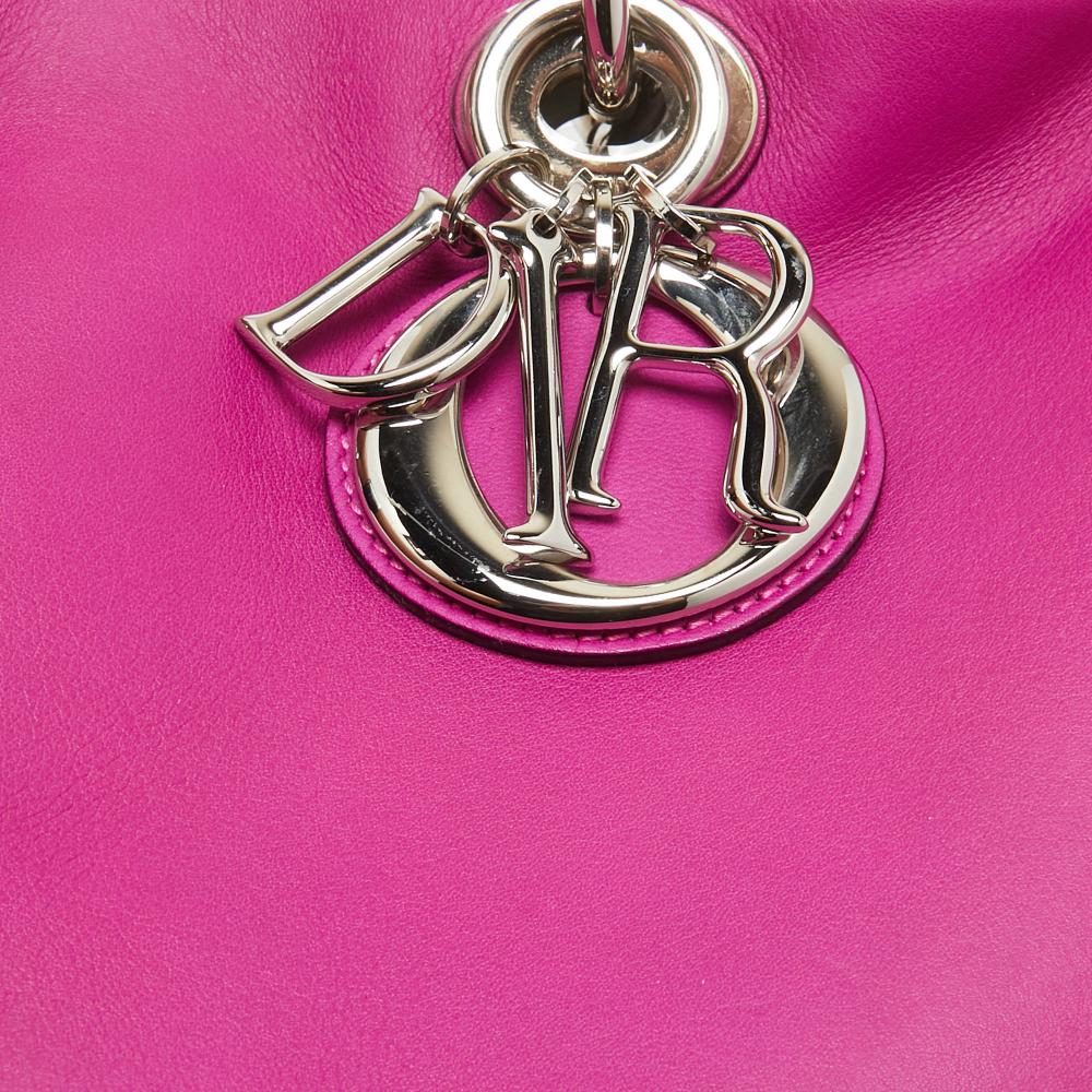 Pink Leather Dior Tote