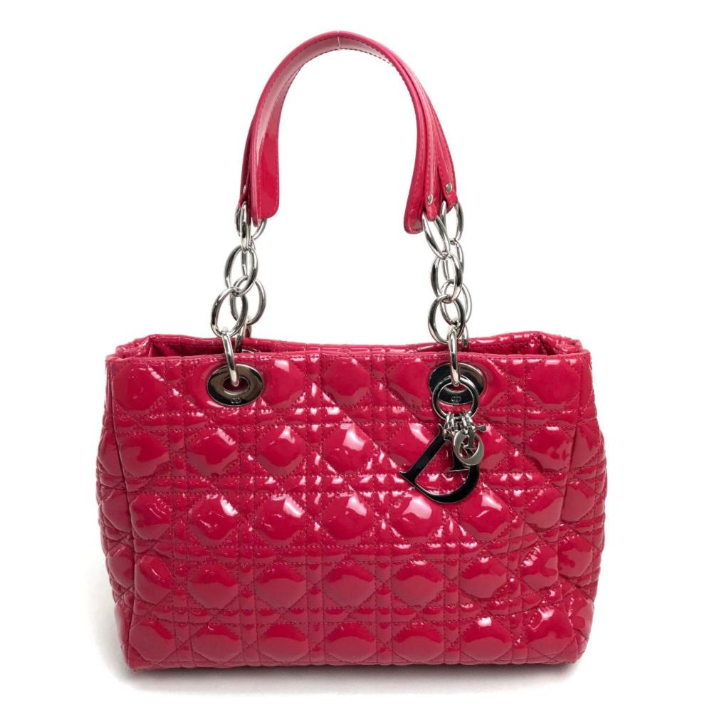 Pink Leather Dior Travel Bag