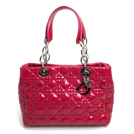 Pink Leather Dior Travel Bag