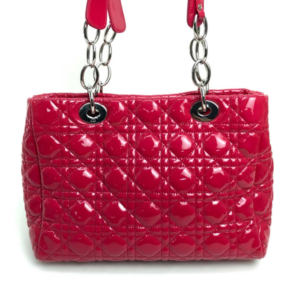 Pink Leather Dior Travel Bag