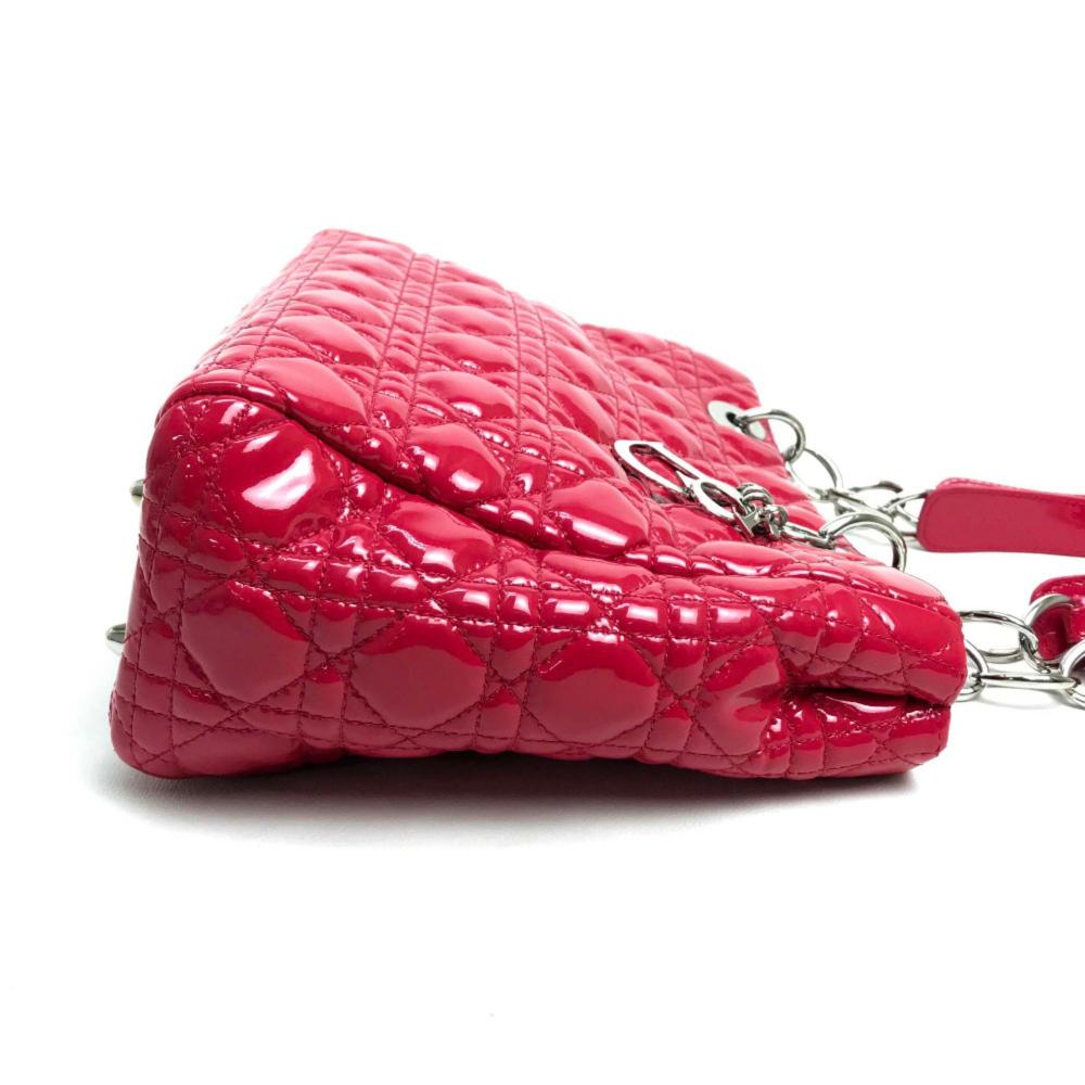 Pink Leather Dior Travel Bag