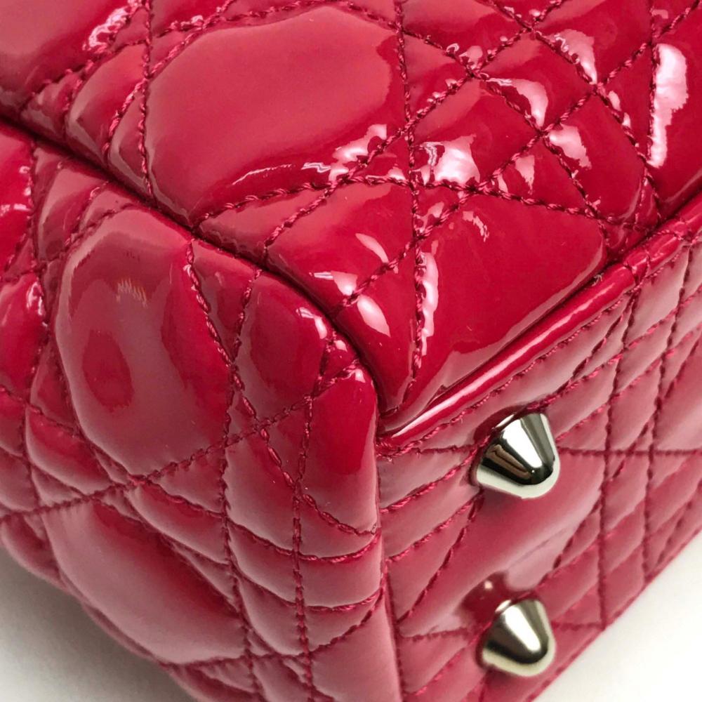 Pink Leather Dior Travel Bag