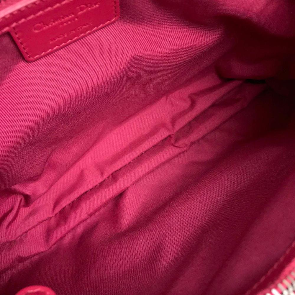 Pink Leather Dior Travel Bag