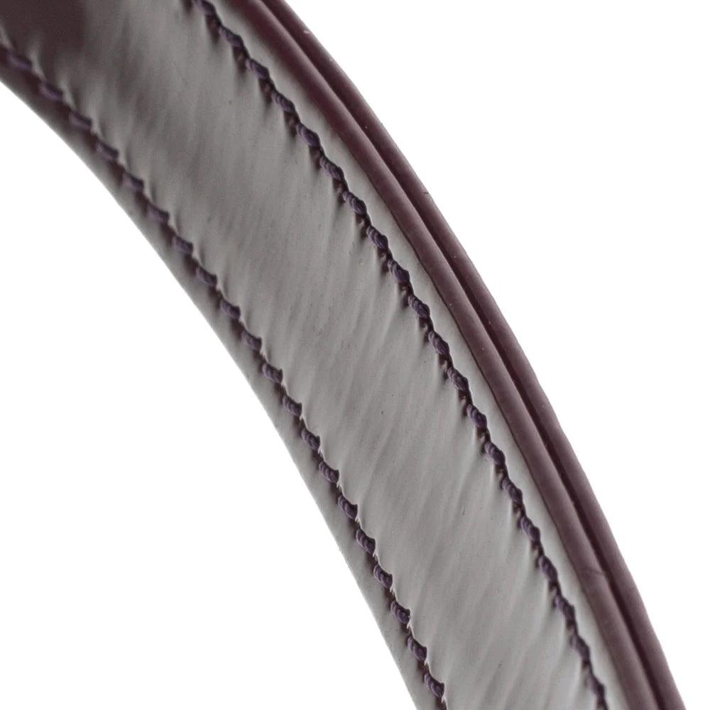 Purple Leather Dior Lady Dior