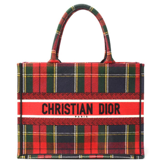 Red Canvas Dior Handbag