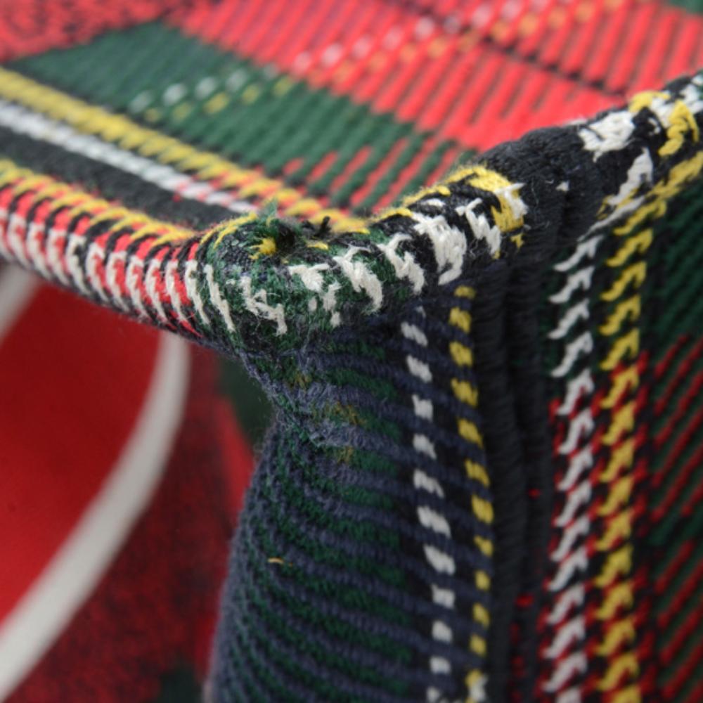 Red Canvas Dior Handbag