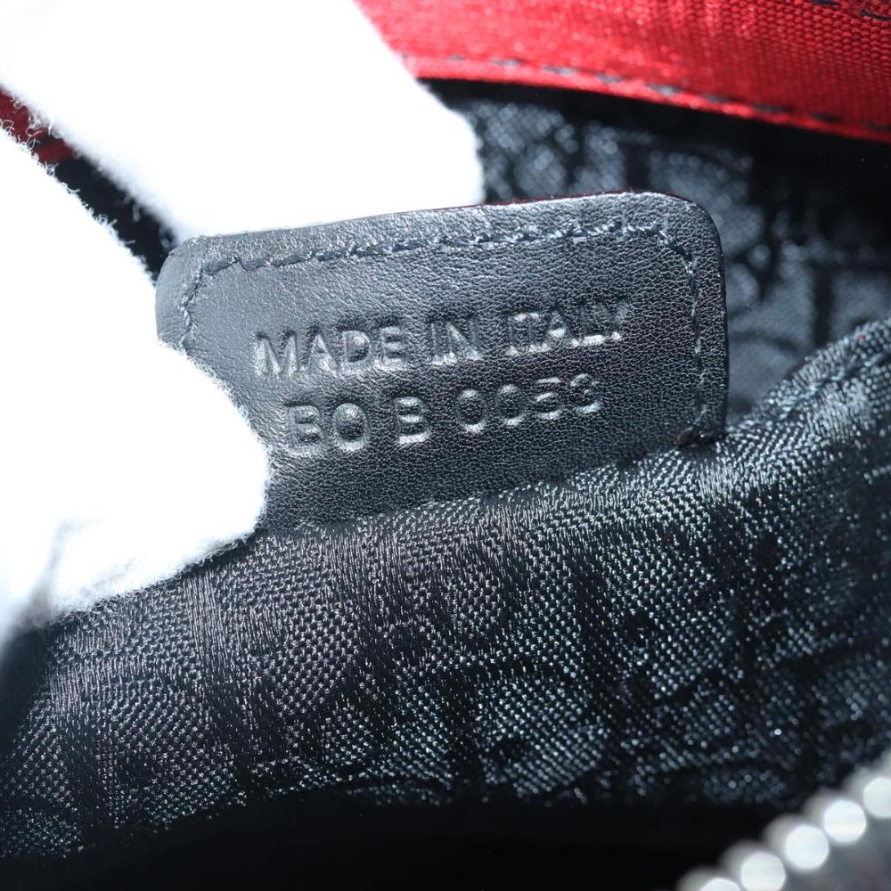 Red Fabric Dior Shoulder Bag