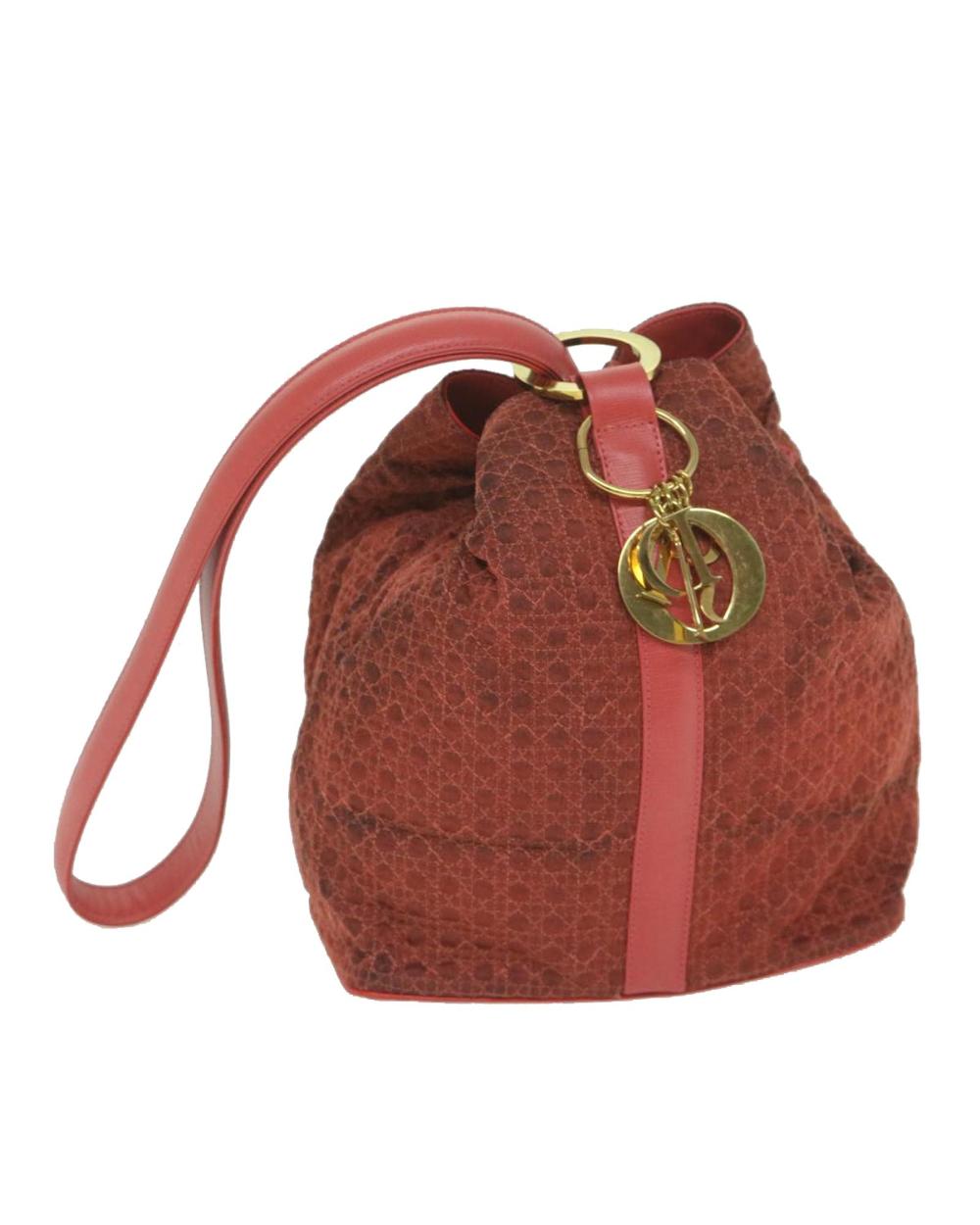 Red Nylon Dior Shoulder Bag