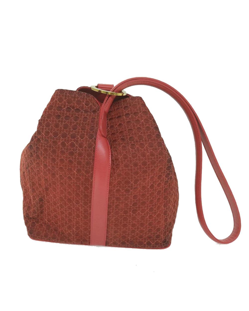 Red Nylon Dior Shoulder Bag