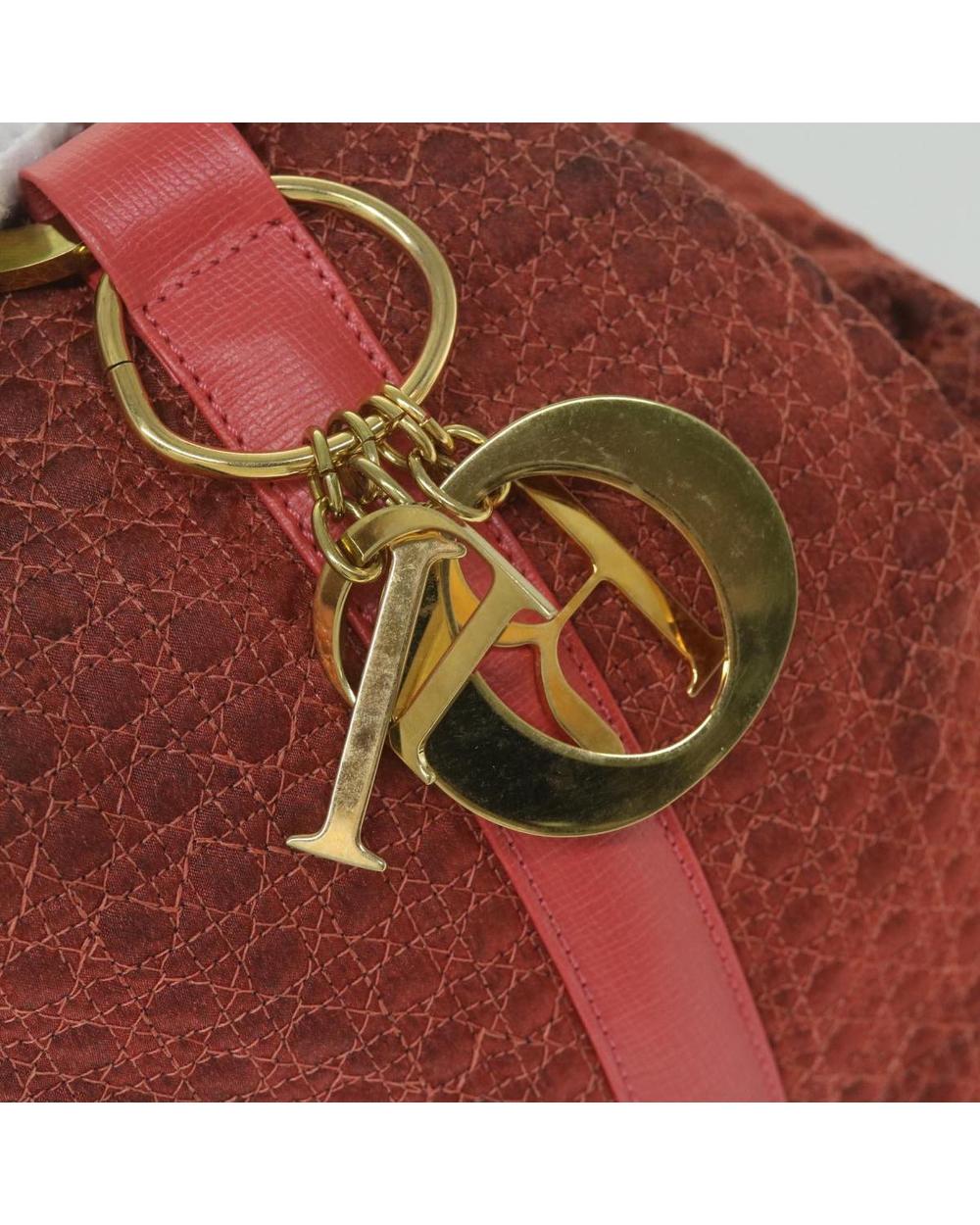 Red Nylon Dior Shoulder Bag